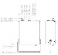 美國(guó)2B 106 -L型臭氧監(jiān)測(cè)儀的尺寸是多少
